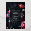 Search for moody floral invitations Dark