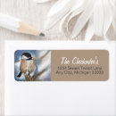 Search for chickadee bird return address labels Cute