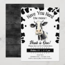 Recherche de moo invitations Empreinte de vache