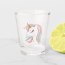 Search for unicorn shot glasses Cartoon