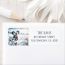 Search for dog snow return address labels Winter