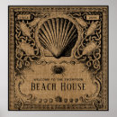 Search for vintage nautical posters Beach house