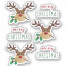 Search for rudolph the red nosed reindeer stickers Merry christmas