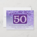 Search for 50th birthday save the dates Glitter