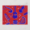 Recherche de instruments cartes postales Guitare