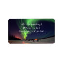 Search for northern lights return address labels Winter