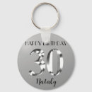 Search for 30th birthday keychains Elegant
