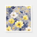 Recherche de gris et jaune serviettes Aquarelle