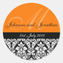 Search for orange damask stickers Initial