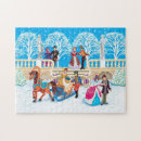 Search for horse and sleigh puzzles Winter