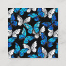 Recherche de papillons bleus cartes visite Morpho
