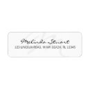 Search for monogram wedding return address labels Calligraphy
