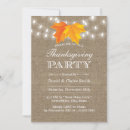 Search for autumn leaves thanksgiving invitations String lights