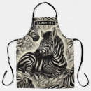 Search for vintage zebra aprons Safari