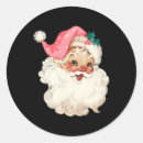 Search for santa claus face stickers Funny christmas