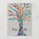 Search for tree design postcards Tree of life