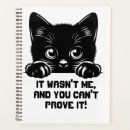 Search for cute cat planners Black and white