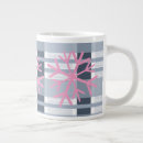 Search for large white mugs Plaid