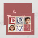 Search for valentines day photo postcards Red