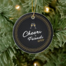 Search for new years ornaments Black and gold