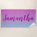 Search for purple beach towels Calligraphy