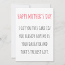 Search for funny daughter mothers day cards Mom