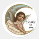 Search for vintage angels stickers Moon