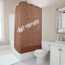 Search for brick shower curtains Wall