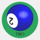 Search for number 2 stickers Round