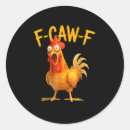 Search for funny pun stickers Rooster