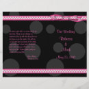 Search for bow and ribbon wedding programs Order of service