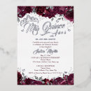 Search for burgundy quince invitations Tiara