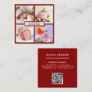 Search for newborn baby business cards Elegant