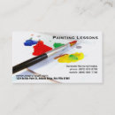 Search for paint palette business cards Paintbrush
