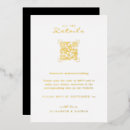 Search for gold foil wedding enclosure cards Minimal