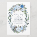 Search for floral wreath birthday invitations Elegant