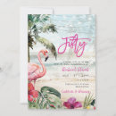 Search for beach 50th birthday invitations Tropical