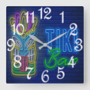 Search for tiki bar clocks Large