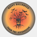 Search for scary tree stickers Happy halloween