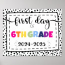 Search for first day of school sign posters New school year