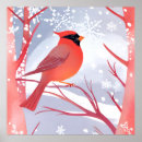 Recherche de peinture rouge posters Cardinal