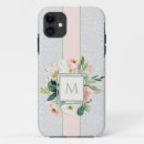 Recherche de gris pâle iphone coques Monogramme