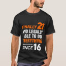 Search for 21st birthday for her tshirts Funny