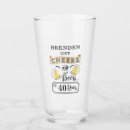 Search for 40th birthday beer glasses 40 years