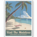 Recherche de maldives autocollants Palmier