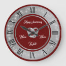 Search for silver wedding anniversary clocks Modern