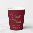 Search for wedding paper cups Burgundy