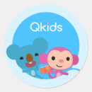 Search for educational for kids stickers Monkey