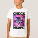 Search for funny cat kids tshirts Birthday
