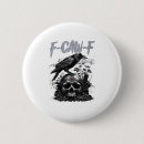 Search for funny halloween buttons Raven